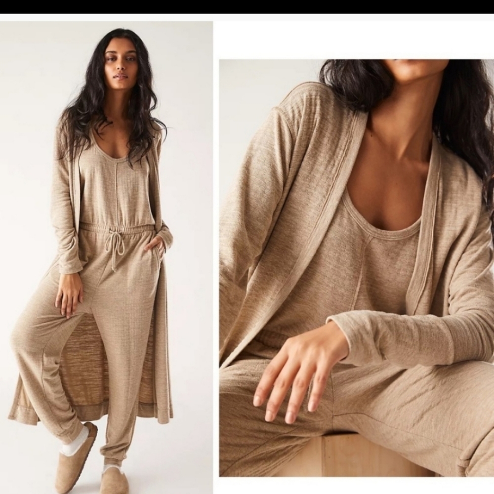 Free People Bicoastal Jumper with Cardigan